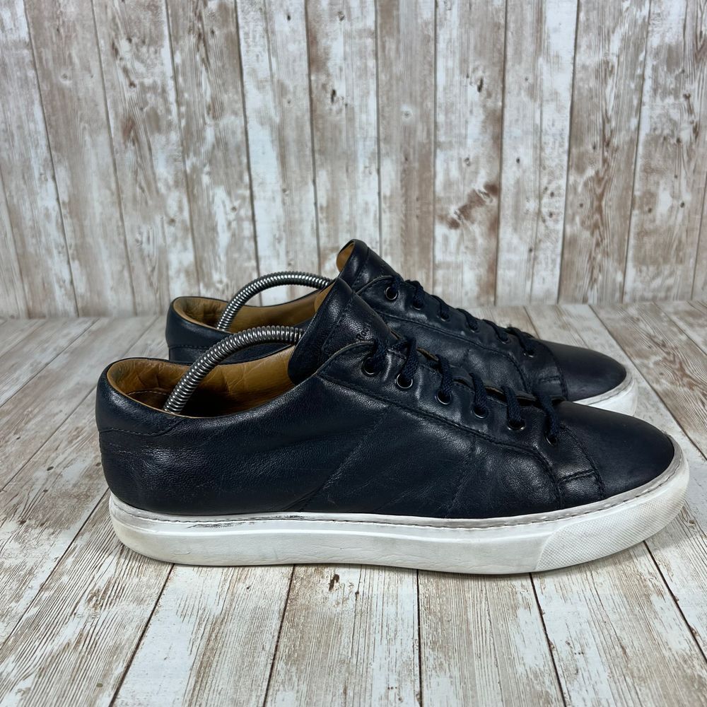 To boot me York pacer sneaker navy blue leather casual mens 10.5‎